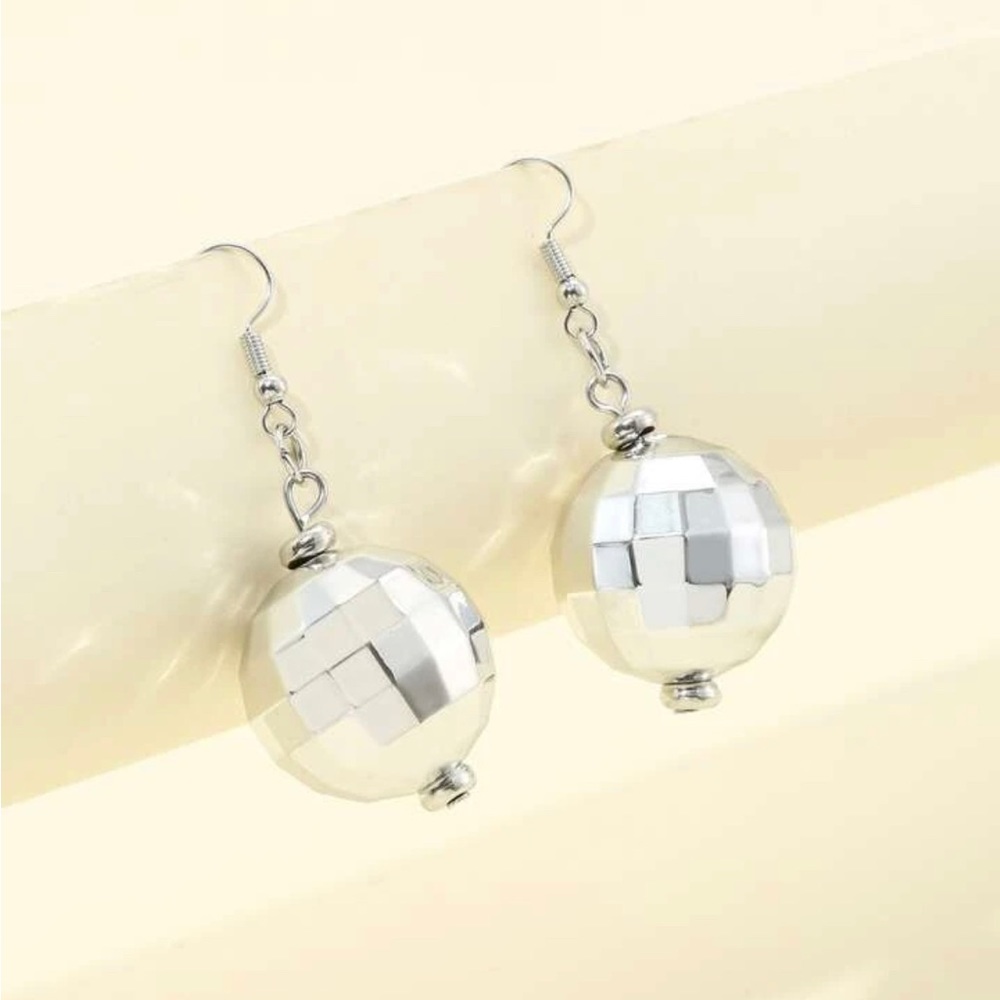 Mirrorball Drop Earrings